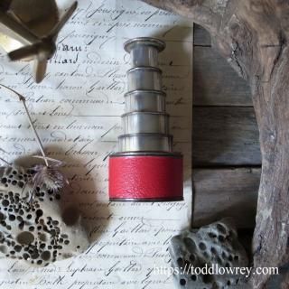 硼Υɥ󡢥ҥ / Antique Georgian Five Draw Telescope by Blunt & Son