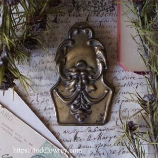 ᤭θ륰꡼ޥ / Antique Brass Greenman Letter Clip