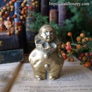 Եƻ / Antique Brass Clown Table Bell