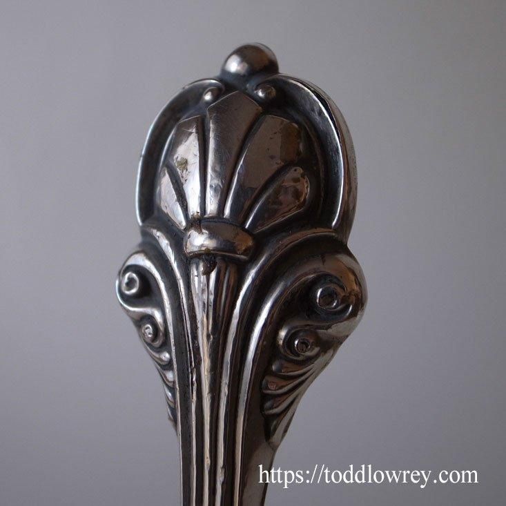 ファッション通販 安い Antique 実用を兼ねた迫力の銀細工/ Silver Magnifying Handle 洋書