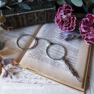 ʤ륢ǥΥͥå/ Antique Art Deco Style Lorgnette