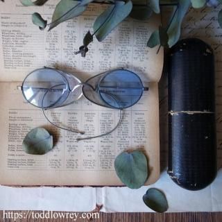 åʥѥ󥯤Ϥ/ Antique Safety Glasses with Case