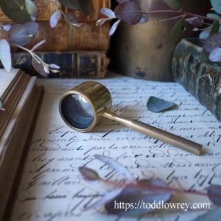 ץʰվ/ Antique Compound Lenses Magnifying Glass
