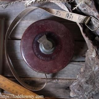 ͥ򴬤66ե¬/ Antique Tape Measure by J.Rabone & Sons Birmingham 
