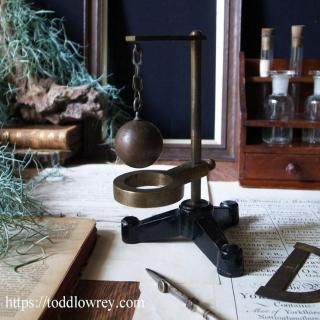 Ǥδ/ Antique Expanding Experiment Apparatus Gravesande's Ring