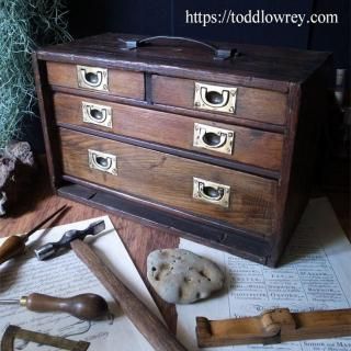 ʳʤϥ󥸥˥Τ/ Antique Engineers Tool Chest 