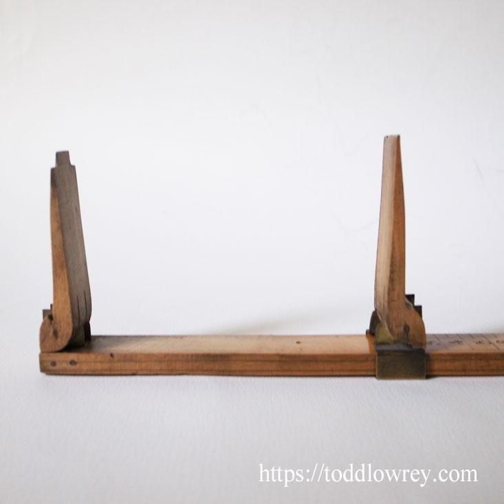 FOOT GAUGE フットゲージ 木製 フットゲージ / FOOT GAUGE 足の計測用具 シューフィッター