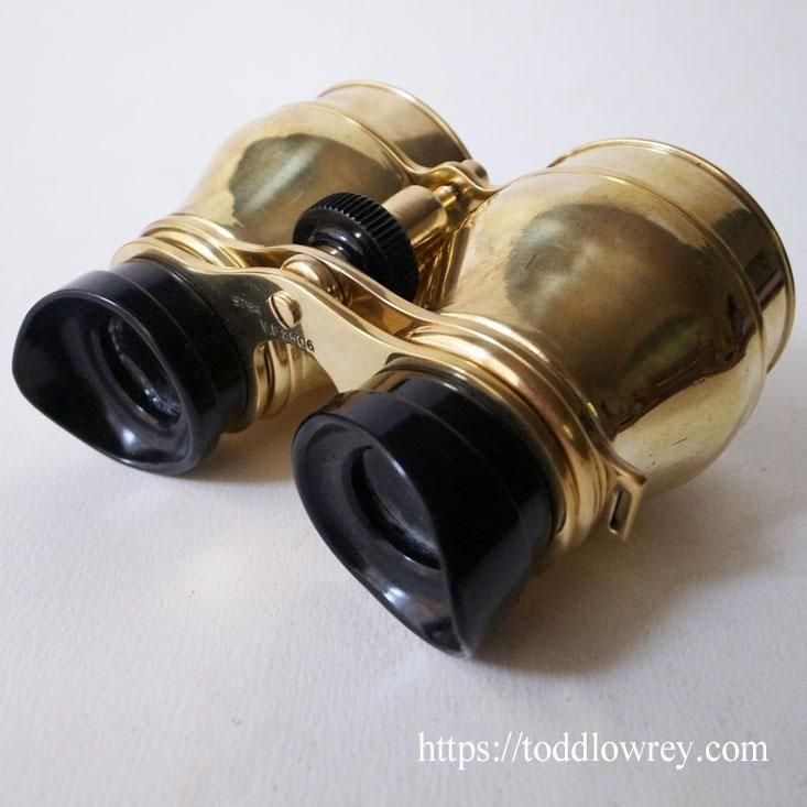 砦を守るパイロットの双眼鏡 / Vintage Brass WW2 Pilots Spotting