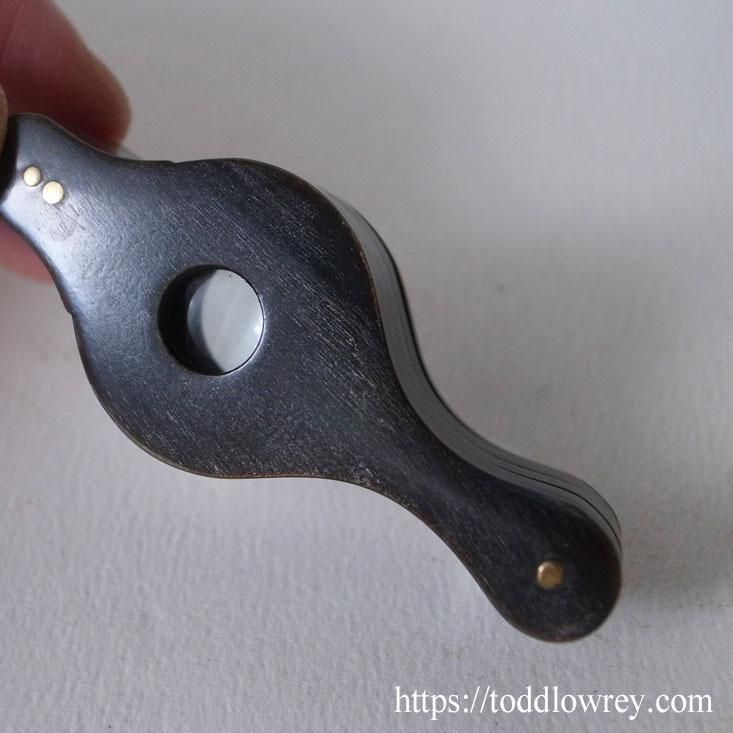 19世紀のトリプルレンズ / Antique Folding Pocket Triple Lens