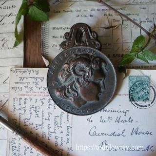 Υ쥯ɥ粦/ Antique Letter Clip with Alexander the Great