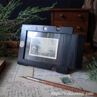 ޥΥ᡼/ Antique Photo Frame as Film Plate Holder by Thornton-Pickard