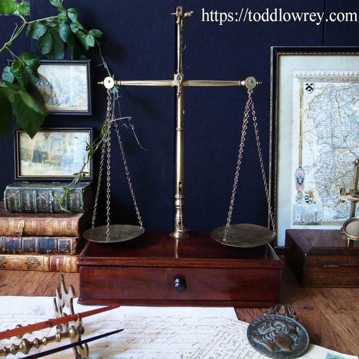 人生は天秤同様/ Antique Victorian Balance Scale by GOODBRAND