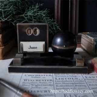 アールデコのルーティーン/ Antique Art Deco Style Desk Set