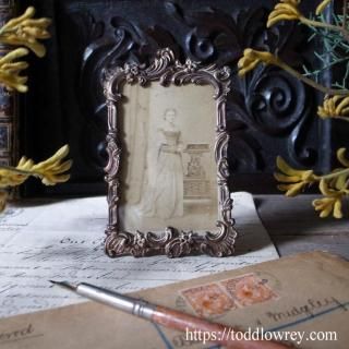 18Υ˰Ϥޤ줿ǥ / Antique Louis XV Rococo Style Picture Photo Frame 
