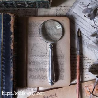 拡大鏡,ルーペ,アンティーク,Magnifying glass,