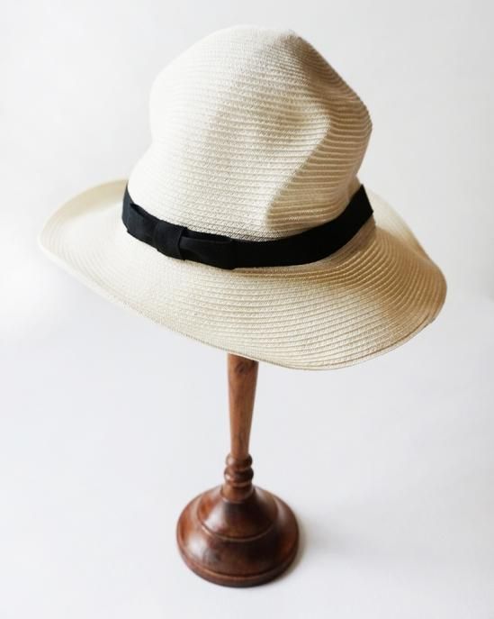 mature ha. BOXED HAT 7cm brim plain tape (2020SS) - hillside
