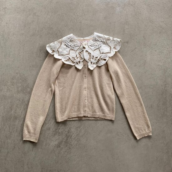TOWAVASE  Cafe Nouvelle Athenes cardigan ivory（2021AW）