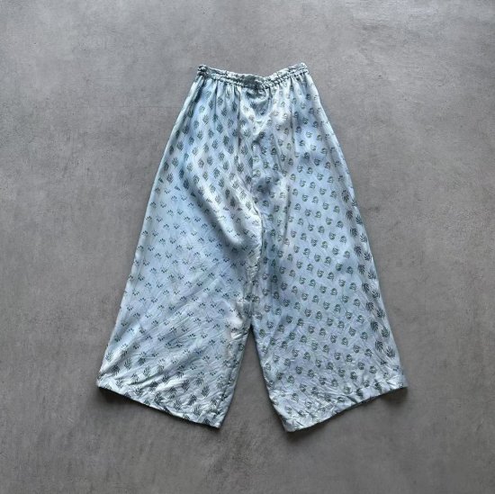 TOWAVASE Sarasa pants blue（2022SS） - hillside