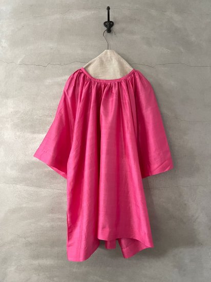 BUNON  Wide Gather Blouse C.Coral (2022SS)
