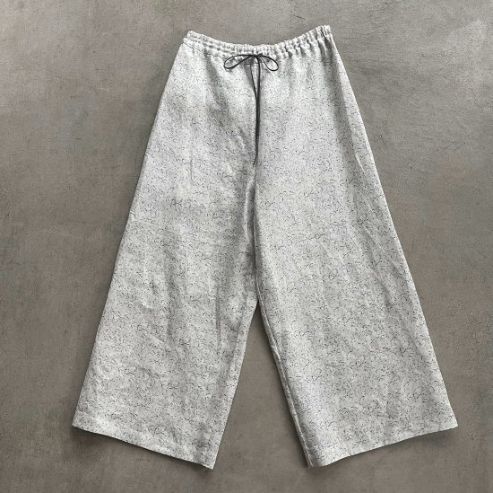 TOWAVASE  Ginette pants light gray（2022AW）