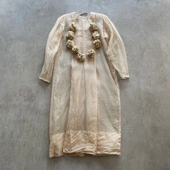 TOWAVASE Alette dress beige（2022AW） - hillside