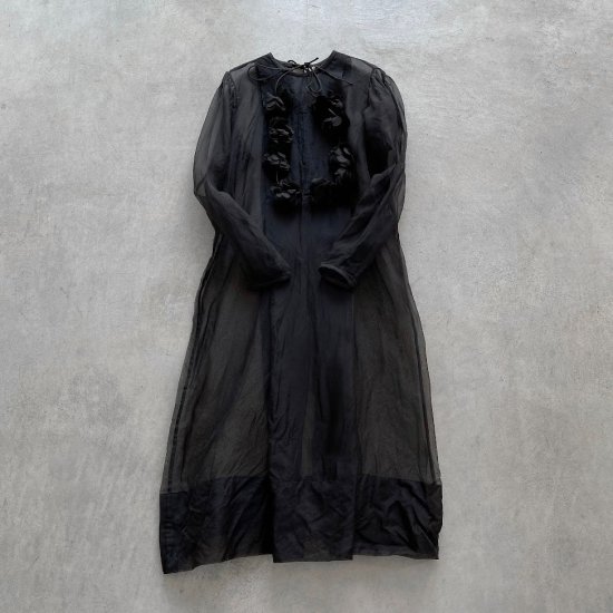 TOWAVASE Alette dress black（2022AW）