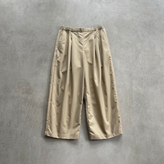 suzuki takayuki easy pants beige (2022AW)