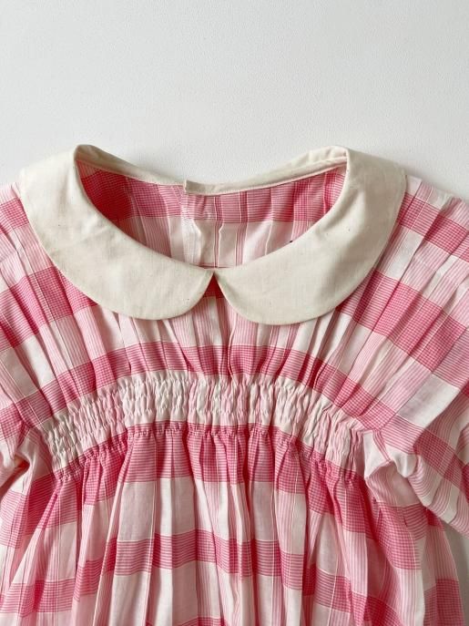 tricot COMME des GARCONS オーガンジーチェック柄ブラウス PINK tricot COMME des GARCONS オーガンジーチェック柄ブラウス PINK
