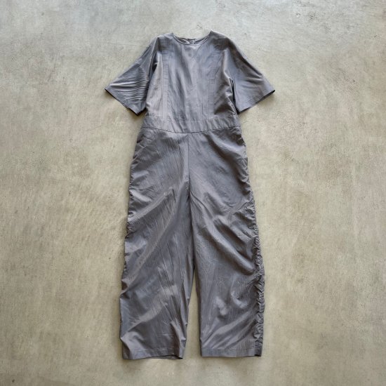 humoresque suspender pants mid gray (2023SS)