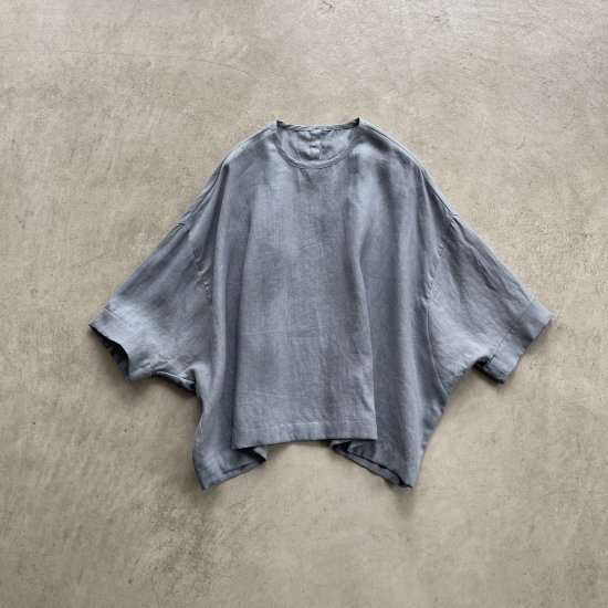 humoresque dolman blouse blue gray (2023SS) - hillside