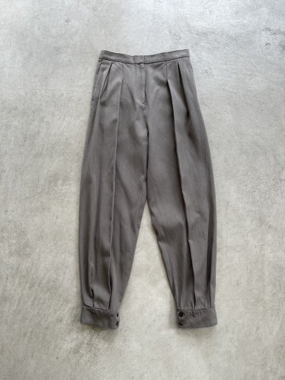 humoresque cuffs pants greige (2023AW)