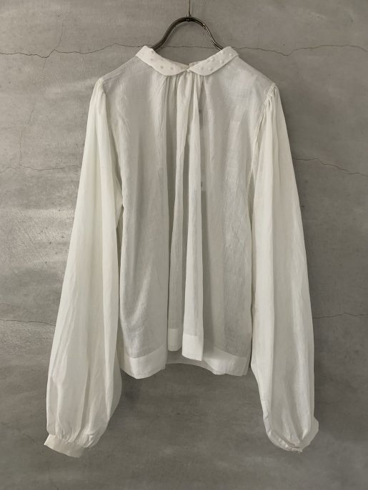 sailor collar shirt / white / 2023aw ZOE