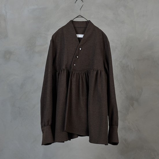 <img class='new_mark_img1' src='https://img.shop-pro.jp/img/new/icons13.gif' style='border:none;display:inline;margin:0px;padding:0px;width:auto;' />ͽthe last flower of the afternoon  Funnel neck blouse (2024AW)