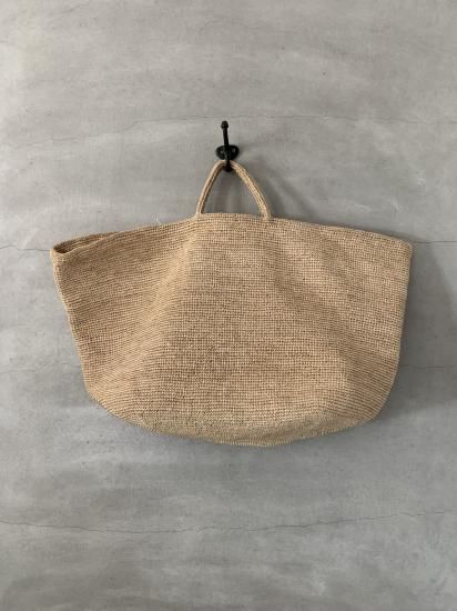 Sophie Digard CROCHETED RAPHIA BAG NAT BLANC