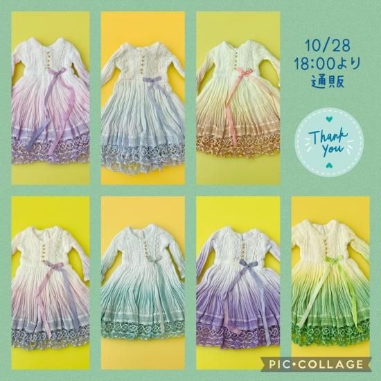 有松絞り大人用ワンピース　親子コーデ　大人かわいい　グラデーション　蜘蛛の巣絞り 自由区 花びらで表現したグラデーションが素敵なワンピース | 23