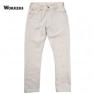 WORKERS/ワーカーズ LOT802 Slim Tapered White