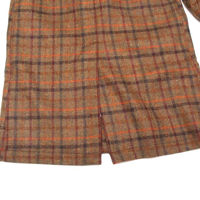 WORKERS/ワーカーズ Bal Collar Coat Harris Tweed Olive