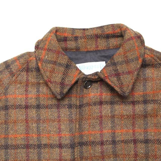 WORKERS/ワーカーズ Bal Collar Coat Harris Tweed Olive