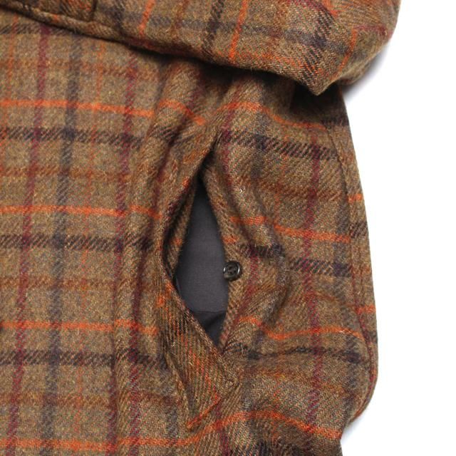 WORKERS/ワーカーズ Bal Collar Coat Harris Tweed Olive