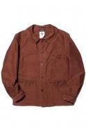 COLIMBO/ GRAHAM WORK BLOUSE MOLESKIN  Chestnut Brown