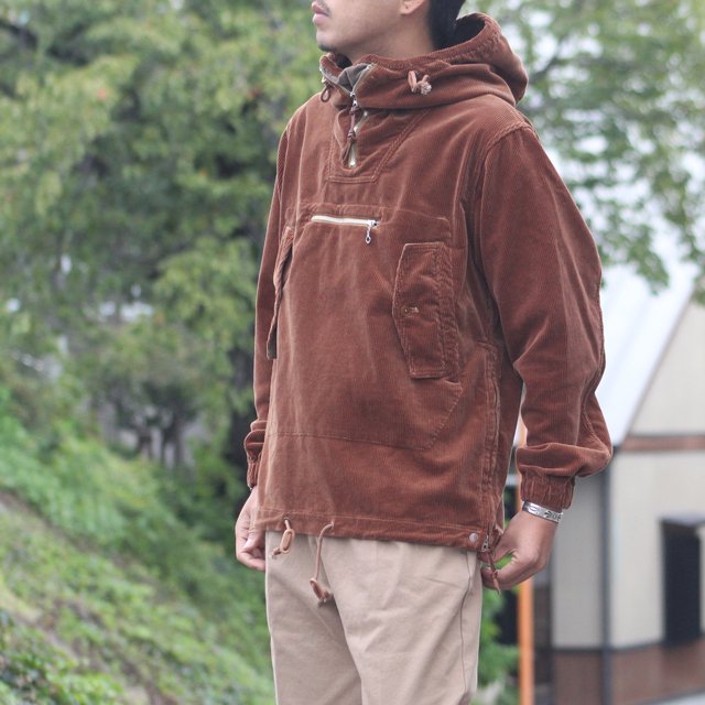 COLIMBO/コリンボ MINNEWASKA ANORAK 9WALE-CORD Tabacco Brown