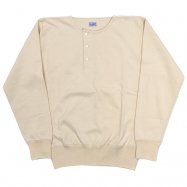 WORKERS/ワーカーズ Henley Neck Sweater White