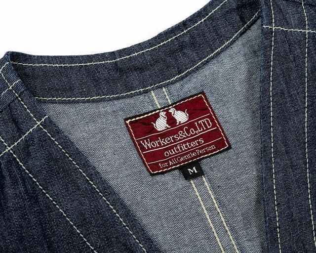 WORKERS/ワーカーズ W&G Vest 6 oz Denim