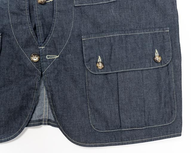 WORKERS/ワーカーズ W&G Vest 6 oz Denim