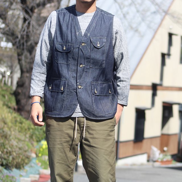 WORKERS/ワーカーズ W&G Vest 6 oz Denim