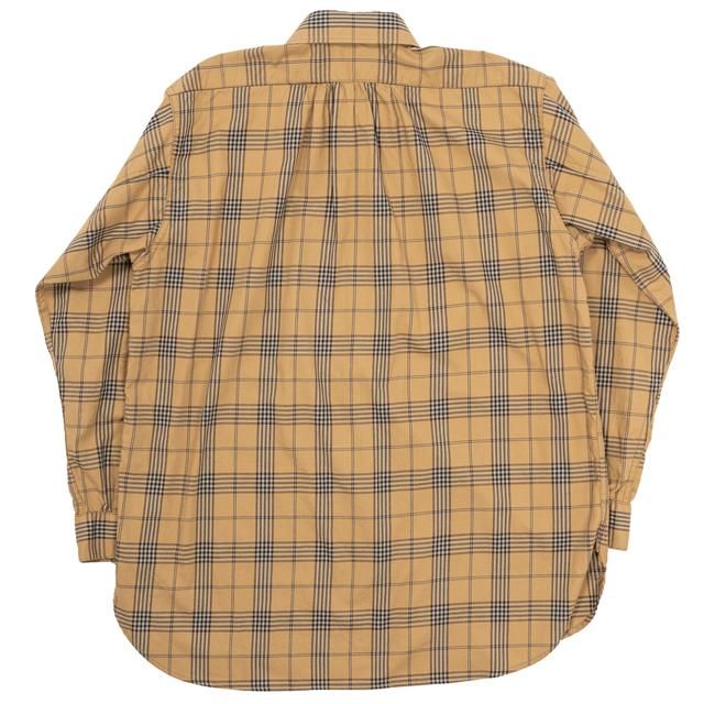 WORKERS/ワーカーズ Grandpa Shirt, Beige Check