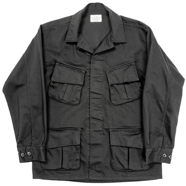 WORKERS/ワーカーズ Fatigue Jacket, Sateen, Black WORKERS/ワーカーズ Fatigue Jacket, Sateen, Black