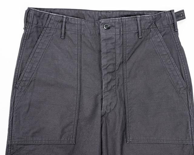 WORKERS/ワーカーズ Baker Pants, Trace MIL-838-D Surfer Dyed BK
