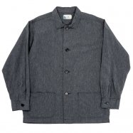 <img class='new_mark_img1' src='https://img.shop-pro.jp/img/new/icons13.gif' style='border:none;display:inline;margin:0px;padding:0px;width:auto;' />WORKERS/ワーカーズ Relax Jacket Black Chambray