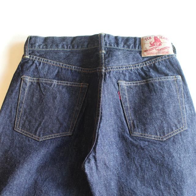 TCBジーンズ 50's jeans ワンウォッシュ インディゴデニム